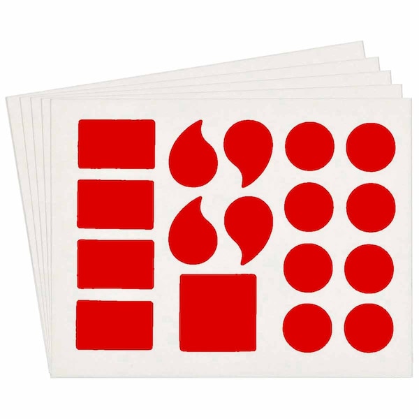 Brady Quik-Align 5160 Series Polyester 4in Lbl Legend: Assorted Punctuation RD 10PK 5160P-PUN - main